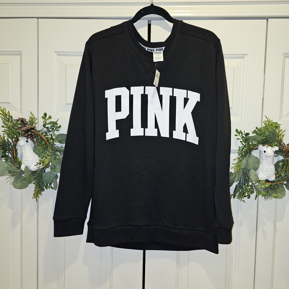 Victoria's Secret Black Crew Neck Sweater